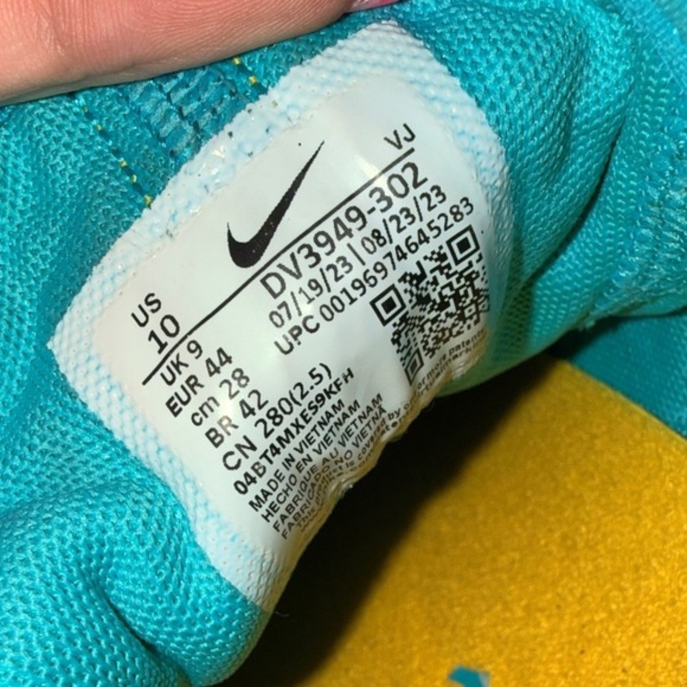 Nike Free Metcon 5 Mens 10 Pre-Owned Dusty Cactus Blue Training Shoes DV3949-302 - Picture 5 of 13